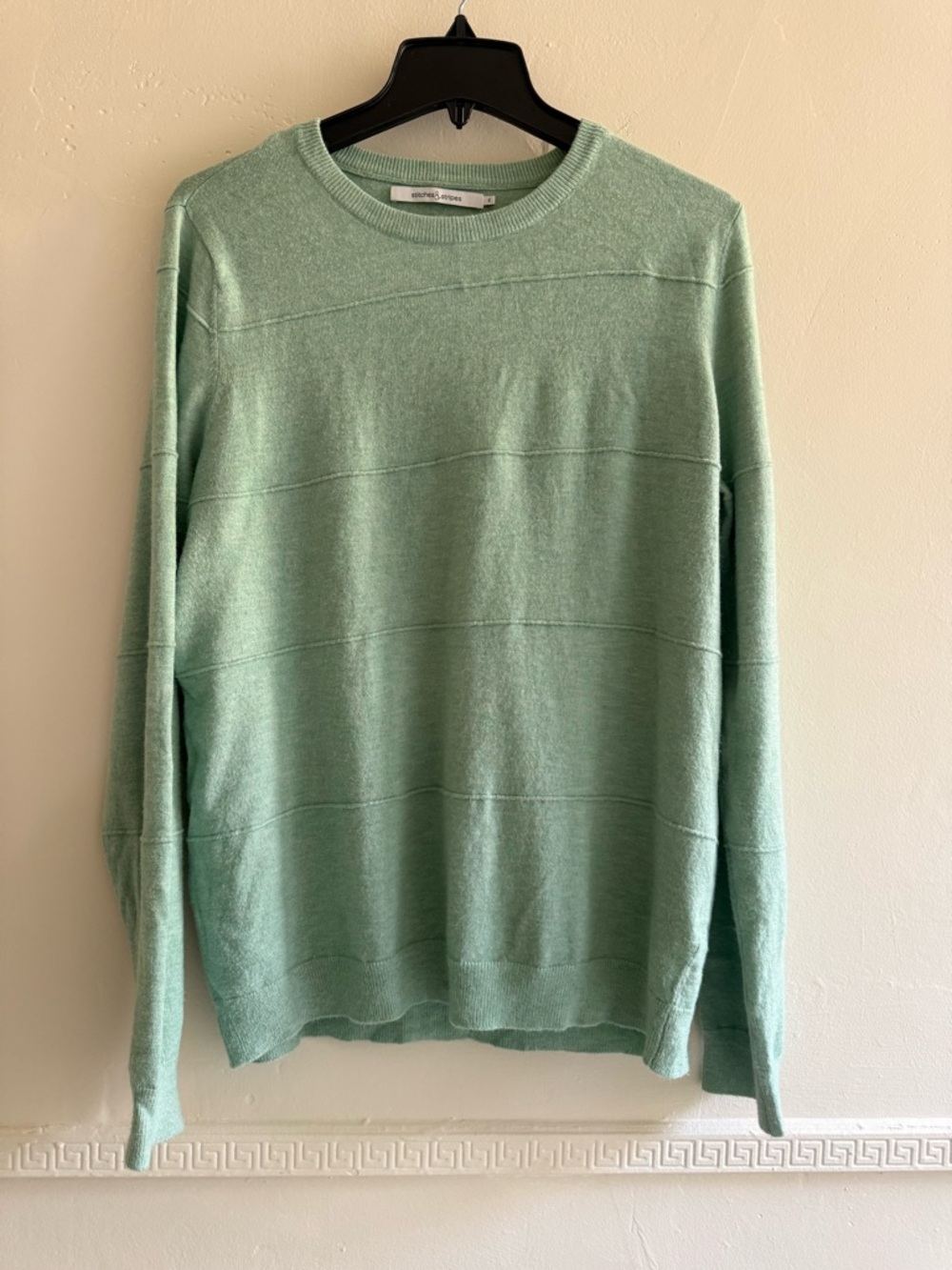 Stitches Mint Green Crewneck Sweater